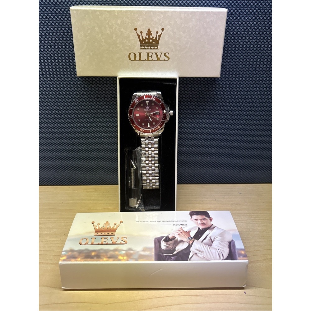 Waterproof Quartz Watch Luminous OLEVS Business Luxury Men Date Men's New
